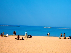 Plage à Chicago
